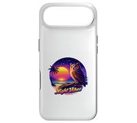 Midnight Owl Tropical Sunset Case for iPhone Air