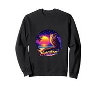 Midnight Owl Tropical Sunset Sweatshirt