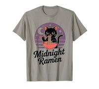 Midnight Ramen Kawaii Black Cat Noodle Lover T-Shirt
