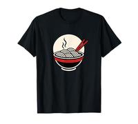 Midnight Ramen Minimalist Japanese Illustration T-Shirt