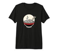 Midnight Ramen Minimalist Noodle Bowl Premium T-Shirt