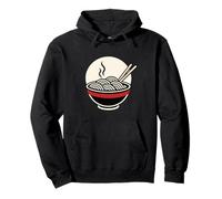 Midnight Ramen Minimalist Noodle Bowl Pullover Hoodie