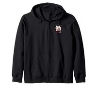 Midnight Ramen Minimalist Noodle Bowl Zip Hoodie
