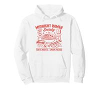 Midnight Ramen Society Tokyo Japan Late Night Noodles Retro Pullover Hoodie