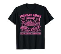 Midnight Ramen Society Tokyo Japan Late Night Noodles Retro T-Shirt