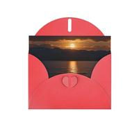 Midnight Red Patterns greeting card 6x4 inches with envelope, covering birthdays, weddings and other occasions