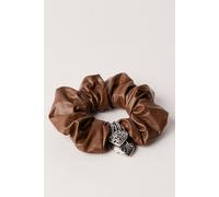 Midnight Ride Pony Locket Scrunchie at Free People in Silver Charm - female