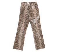 MIDNIGHT RODEO "1968" snakeskin print trousers - Brown 30-32