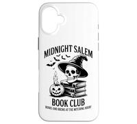 Midnight Salem Book Club Read Between The Lines Of Dark Case for iPhone 16 Plus