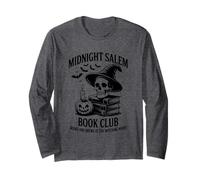 Midnight Salem Book Club Read Between The Lines of Dark Long Sleeve T-Shirt