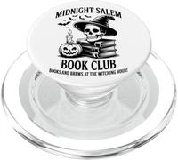 Midnight Salem Book Club Read Between The Lines Of Dark PopSockets PopGrip for MagSafe