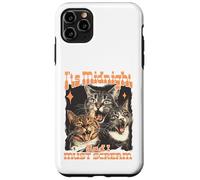 Midnight Screaming Cats Funny Feline Design Case for iPhone 11 Pro Max