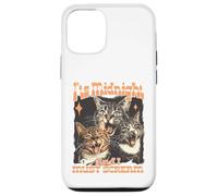 Midnight Screaming Cats Funny Feline Design Case for iPhone 12/12 Pro