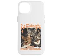 Midnight Screaming Cats Funny Feline Design Case for iPhone 14 Plus