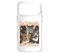 Midnight Screaming Cats Funny Feline Design Case for iPhone 17 Pro Max