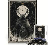 Midnight Sentinel Jigsaw Puzzles 1000 Pieces Tension Relief Clear Hue Enjoyable Challenge Xmas Surprise (38x52cm)