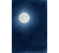 Midnight Sky Notebook | The Serenity Collection: Moonlight Notes - Write beneath the quiet glow of the night. | 90 Pages | 6" x 9"