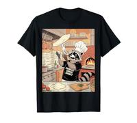Midnight Snack Bandit Raccoon Chef Pizza Funny Dough Toss T-Shirt