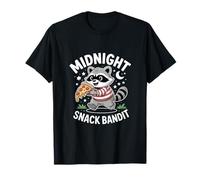 Midnight Snack Bandit Raccoon Fun T-Shirt