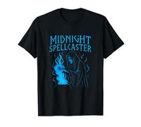 Midnight Spellcaster Witch Magic Cauldron Graphic T-Shirt