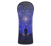 Midnight Starry Sky Stars Sparkling Golf Cover Set Headcovers with Interchangeable No. Tags for Driver Fairway Wood Hybrid golf cart accessories