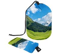 Midnight Sun Plateau Compact Hanging Toiletry Bag with Clear PVC Pockets