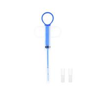 Midnight Suprise Pet Pill Shooter for Dogs & Cats, Pet Medication Dispenser Syringe with Soft Tips, Liquid & Tablet Feeding Tool, Easy Pet Pill Feeder Kit (2 Tips Included,Blue)