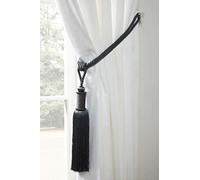 Midnight Tieback in Charcoal - 60cm total length