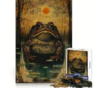 Midnight Toad 1000 Piece Jigsaw Puzzles for Teenagers Jigsaw Brain Logic Stress Free Family Fun Santa Surprise (38x52cm)
