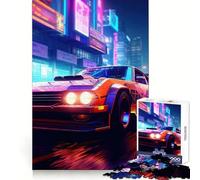 Midnight Velocity Jigsaw Puzzles 1000 Pieces for Adults Logic Fun Real Thick Playful Challenge Night Activity (38x26cm)