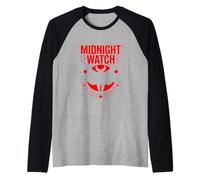Midnight Watch Gothic Occult Moth Creature Raglan Baseball Tee