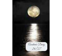 Midnight Waters 2026/2027 A5 Week To View Academic Diary With Weekly Affirmations: Student Mid Year School Planner With Timetable