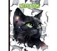 Midnight Whiskers: A Striking Black Cat Notebook with Lined, To-Do & Dot Grid Sections on Every Page