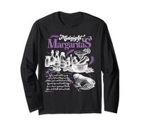 Midnight Witch Margaritas, Halloween Magical Cocktails Tee Long Sleeve T-Shirt