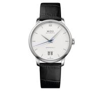 MIDO Baroncelli Big Date - Swiss Automatic Watch for Men - White Dial - Case 40mm - M0274261601800