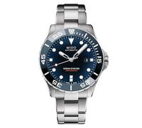 MIDO Ocean Star 600 Chronometer - Swiss Automatic Watch for Men - Blue Dial - Case 43.5mm - M0266081104101