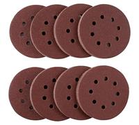 MIDO Professioanl Abrasive 125mm Sanding Discs 80 PCS 80 Grit Sandpaper 5 Inch 8 Hole Sanding Pads Sanding Disc Hook and Loop Round Orbital Sander Pads for Sanding