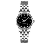 Mido Women's Analogue Watch with Black Dial Analogue Display and Stainless Steel Plated Gun Metal - M76004181