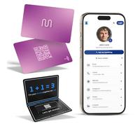 MiDoble Card - Digital Business Card - Tap to Share - AI Assistant - Networking Card Powered by AI - Connect with People - Tap the NFC or Scan the QR - iPhone & Android