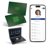MiDoble Card - Digital Business Card - Tap to Share - AI Assistant - Networking Card Powered by AI - Connect with People - Tap the NFC or Scan the QR - Compatible with iPhone & Android
