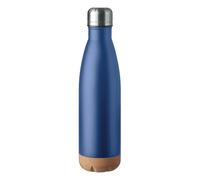 MidOcean Aspen Cork Double Wall 500ml Water Bottle - Blue - One Size - Blue