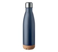 Midocean Aspen Cork Double Wall 500Ml Water Bottle French Navy (One Size)