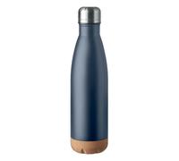 Midocean Aspen Cork Double Wall 500Ml Water Bottle French Navy (One Size)