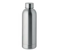 MidOcean Athena Double Wall 500ml Bottle - Matt Silver - One Size - Matt Silver