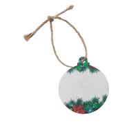 Midocean Bauseed Seed Paper Christmas Hanging Ornament White (One Size)