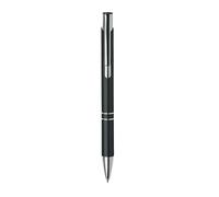 MidOcean Bern Ra Recycled Aluminium Ballpoint Pen - Black - 13.7cm x 1cm - Black