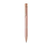 Midocean Bern Rose Recycled Aluminium Ballpoint Pen Beige/red (One Size)