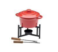 MidOcean Big Kase Ceramic 300ml Fondue Set - Red - One Size - Red
