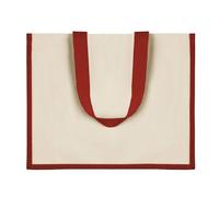 MidOcean Campo De Fiori Jute Shopper Bag in Red MidOcean Red
