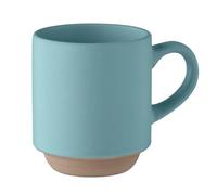 Midocean Cerack Stackable Ceramic 170 Ml Mug Petrol (One Size)
